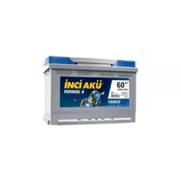 İnci Formul A Taurus 12 V 60 Ah 540 CCA Akü